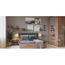 Спальня Neo. Комплект 1, дуб табачный