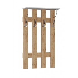 Вешалка Ямайка ЯПВ-1, дуб крафт/белый