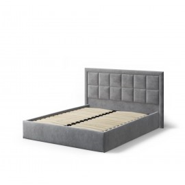 Кровать с подъемным механизмом Белла 140х200, серый