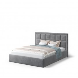 Кровать с подъемным механизмом Белла 140х200, серый