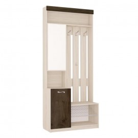 Вешалка в прихожую с тумбой Ева 2 М1 100 Вешалка в прихожую с тумбой Ева 2 М1 100