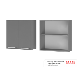 7В1 Шкаф настенный 2-дверный Титан