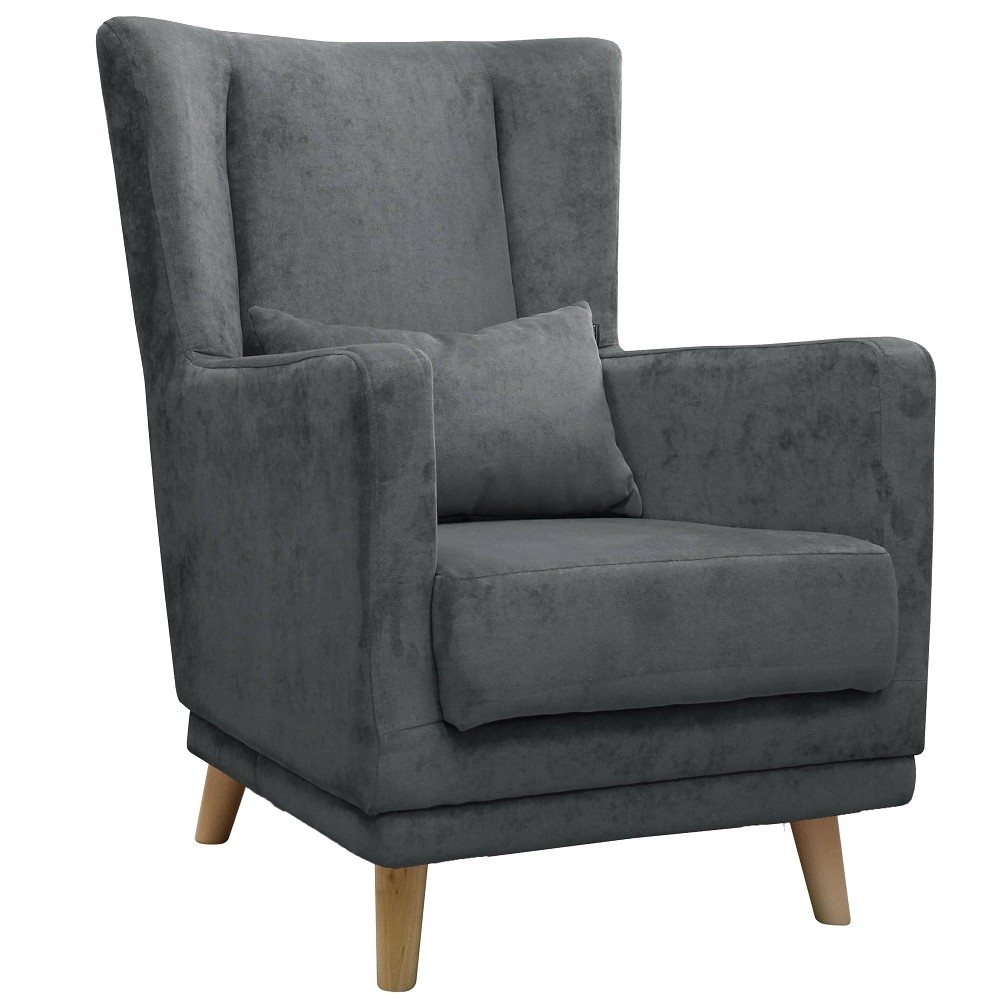 Кресло мягкое NEW, серый