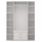 Шкаф для одежды 4-х дверный с ящиками Виктория 02