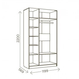 Шкаф для одежды Илия М8
