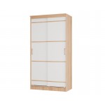 Шкаф-купе Сакура 114 см, дуб сонома