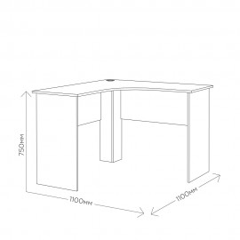 Стол письменный угловой Агата М16