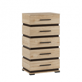 Комод высокий Модена МК-1, гикори рокфорд/венге