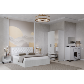 Спальня Модена. Комплект 5, ясень анкор светлый/венге