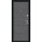 Неоклассик-33 Grey Wood White Сrystal 200*90