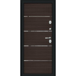 Thermo Лайн Букле черное/Wenge Veralinga 205*86 левое