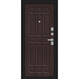 Мило МФ/BChrome Букле черное/Wenge Melinga 205*86 правое
