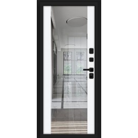 Эво/SBlack Black Shell-Wotan Oak/White Silk 205*96 левое