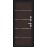 Thermo Лайн/BChrome Букле черное/Wenge Melinga 205*86 левое