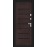 Thermo Техно Декор-2 Букле черное/Wenge Veralinga 205*86 левое