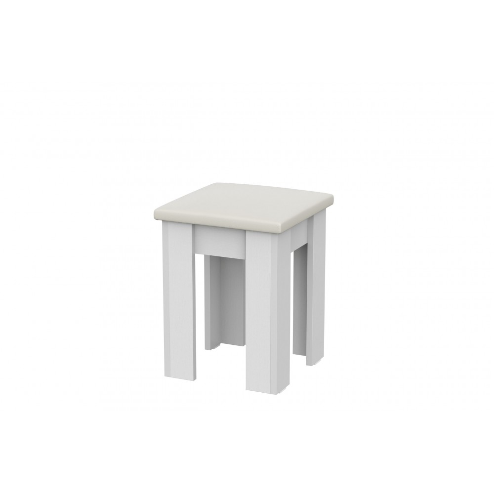 Табурет №1, Белый