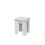 Табурет №1, Белый