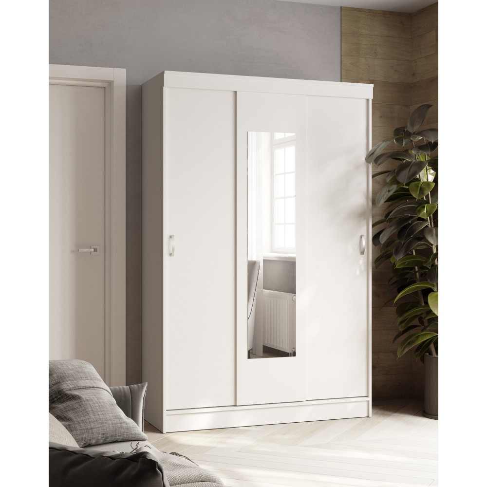 Шкаф-купе Бася белый