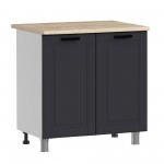 МК Аленушка Н 800 Астра Сталь,скоба черный (со столешницей)