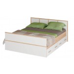 Кровать с реечным настилом Сакура LIGHT 160х200, дуб сонома