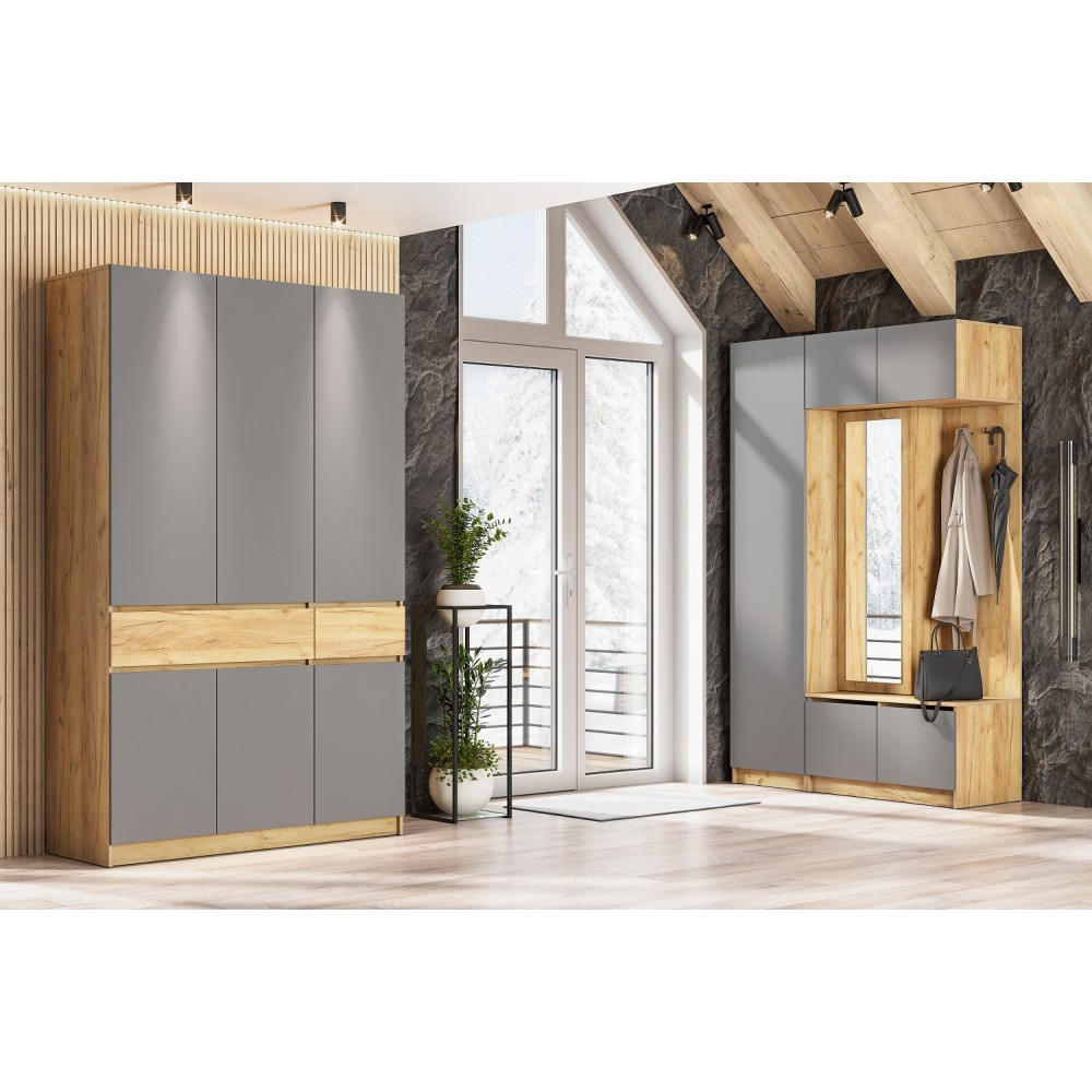 Прихожая Авиньон графит. Комплект