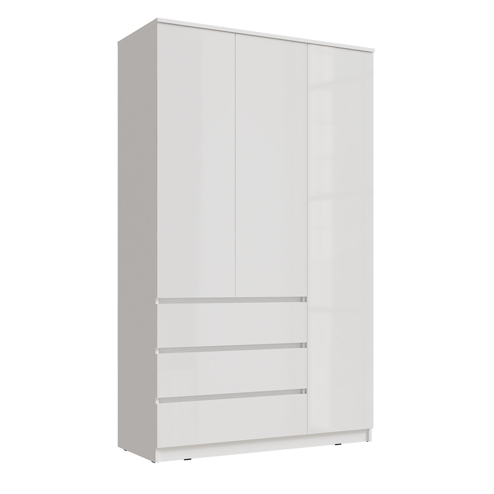 Шкаф Челси 1200, Белый глянец холодный, Белый