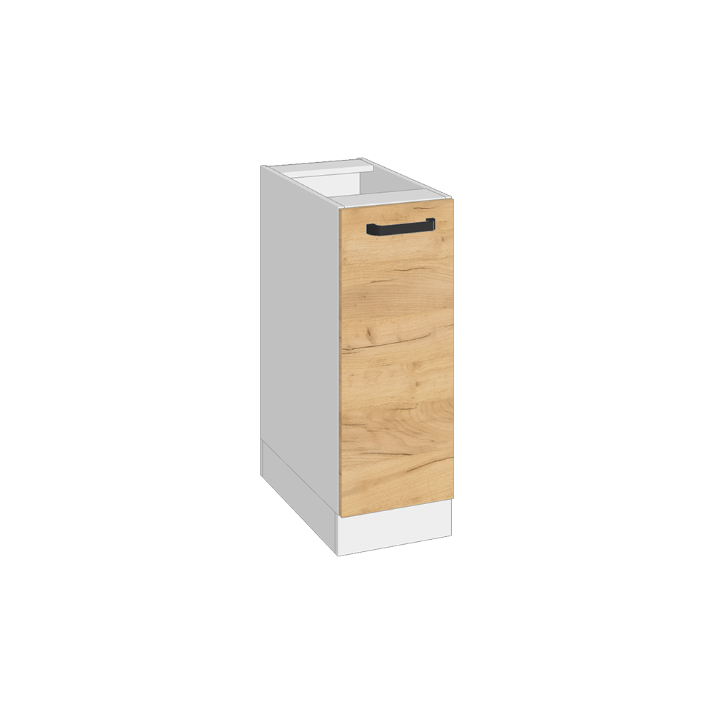 Нижний кухонный модуль Варя 3Н, Крафт золотой