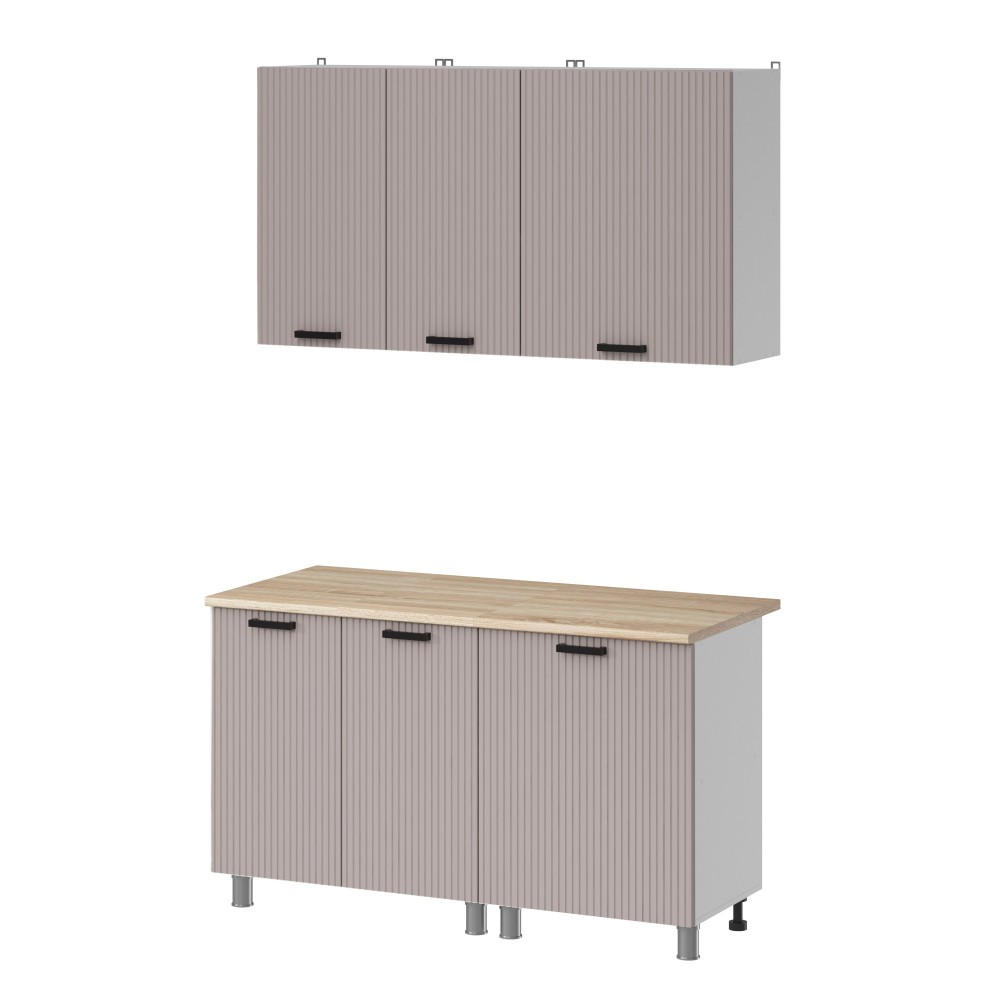 МК Аленушка 1,4м Лотос Кашемир,скоба антрацит,сонома