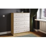 Комод Катрин-5 (К), Дуб крафт золотой, кашемир