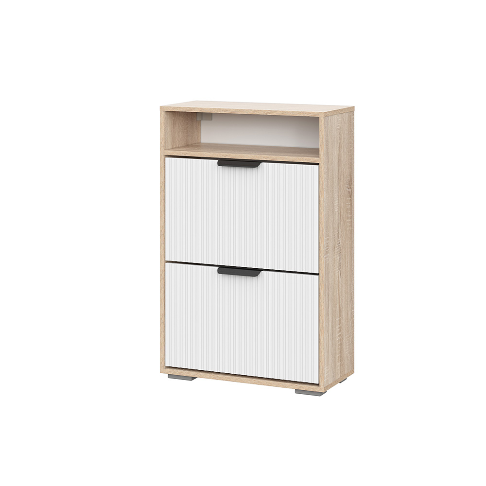 Тумба для обуви Норд ОБ03-600, Дуб сонома, Софт пломбир