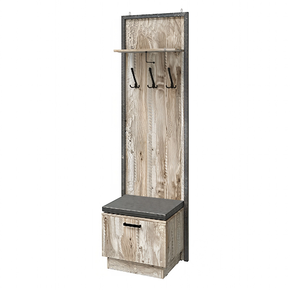 Тумба с вешалкой Амели, Дуб Юкон