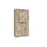 Шкаф двухстворчатый Ривьера, Дуб Юкон, Бетон темный