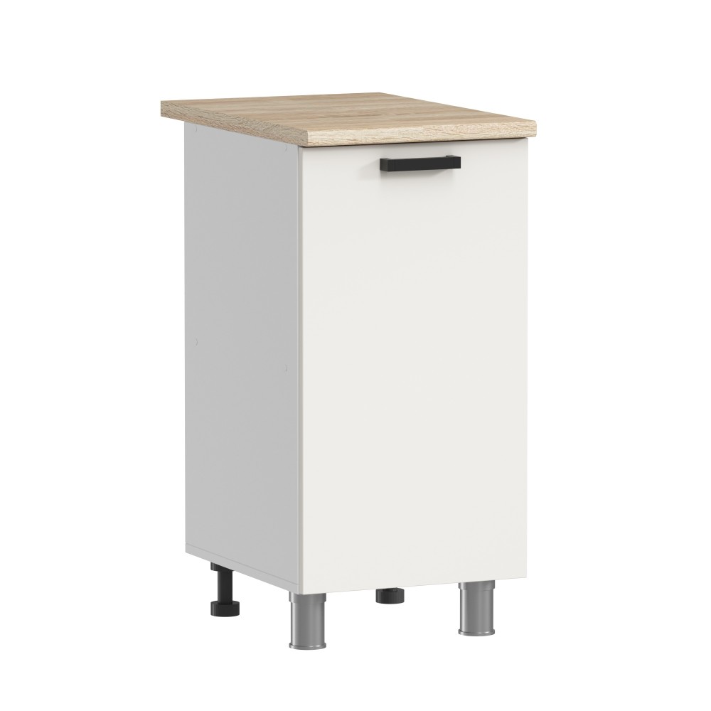 МК Аленушка Н 400 Лаванда Молочный, скоба черный (без столешницы)