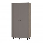 Шкаф 2-х створчатый Олива ШК-03, Дуб каньон, Муссон софт