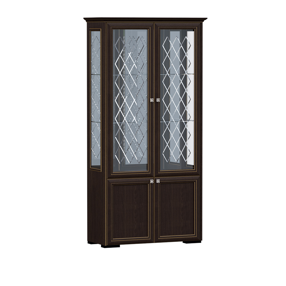 Шкаф-стекло Парма, Венге