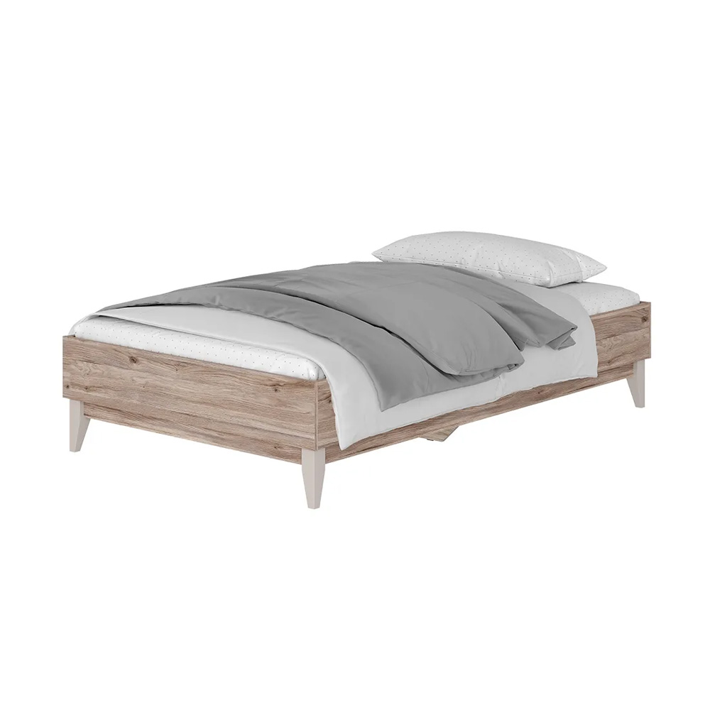 Кровать Скандика КР-09 1,2м, Дуб смоки