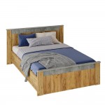 Каркас кровати 160х200 Франк КР-14, крафт/бетон