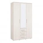 Шкаф трехстворчатый Белла, Сандал светлый