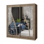 Шкаф-купе Элегант №2 1,5 Ясень шимо темный