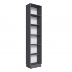 Шкаф Мадрид торцевой (0,25) графит серый