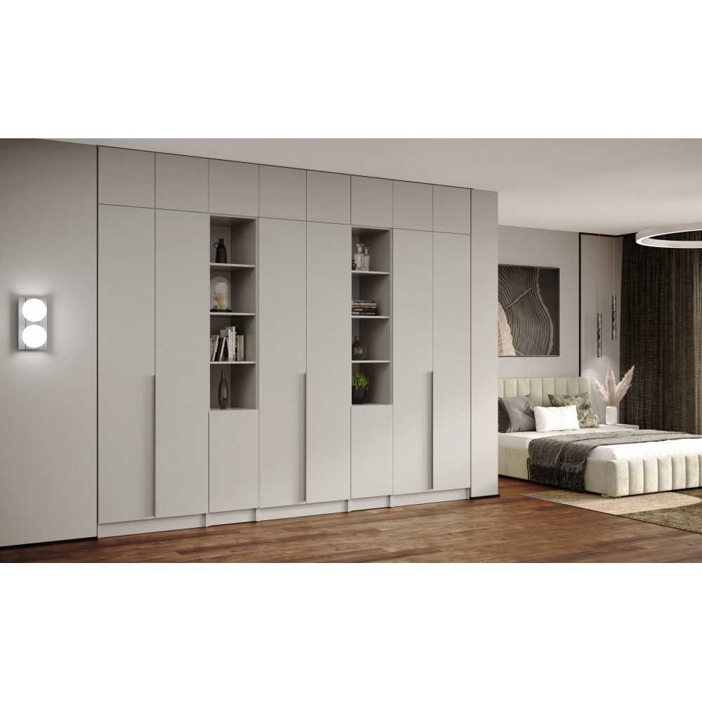 Мадрид Гардеробная система 3,9м,антр. Белый