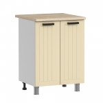 МК Аленушка Н 600 Орхидея Крем, скоба черная (со столешницей)