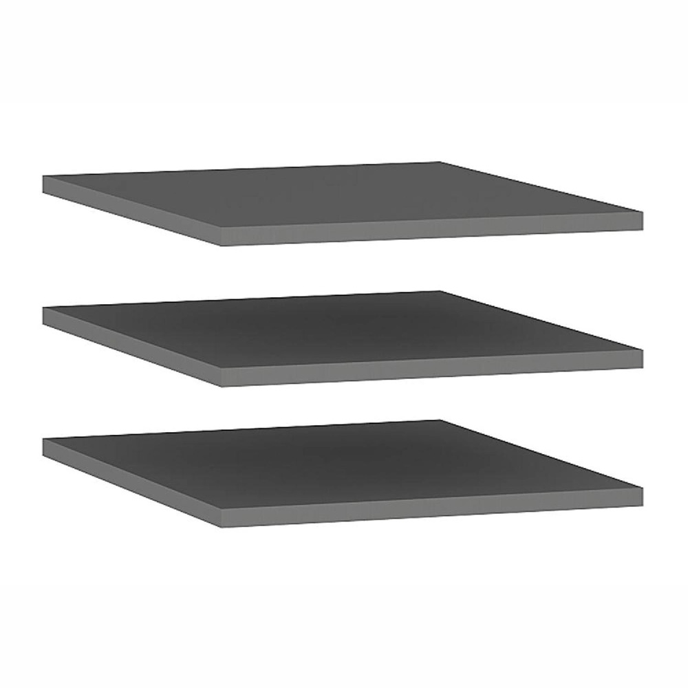 Полка ПЛ-24 (для "Симпл" ШК-13) Графит (3 шт/уп)