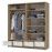 Шкаф 4-х ств с зеркалом ИРИС ШК-04