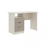 Стол с ящиками Юниор-4, Шарли Мокко, Дуб Крафт Белый