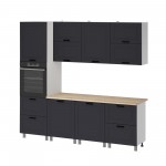 МК Аленушка 2,4м Астра Сталь,скоба черный,сонома