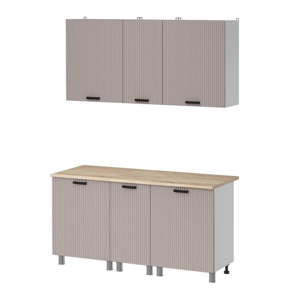 МК Аленушка 1,6м в.3 Лотос Кашемир,скоба антрацит,сонома