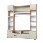 Стенка в гостиную Оскар-18 ОГЦС-1, Кашемир, Дуб крафт золотой