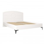 Кровать с ортопедическим основанием Валенсия 11.36.01, Белый шагрень