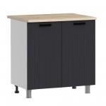 МК Аленушка Н 800 Лотос Сталь,скоба антрацит (без столешницы)